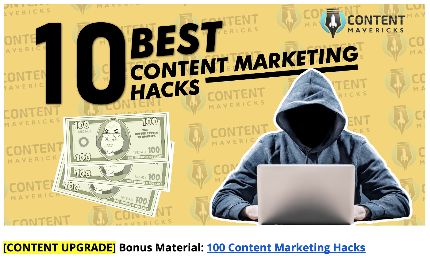 content marketing hacks content upgrade image