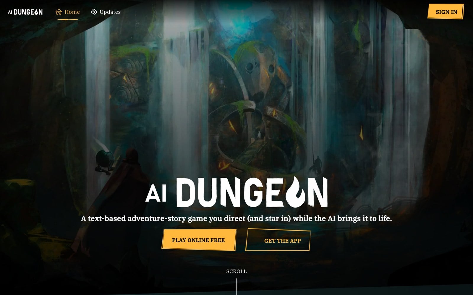 AI Dungeon home