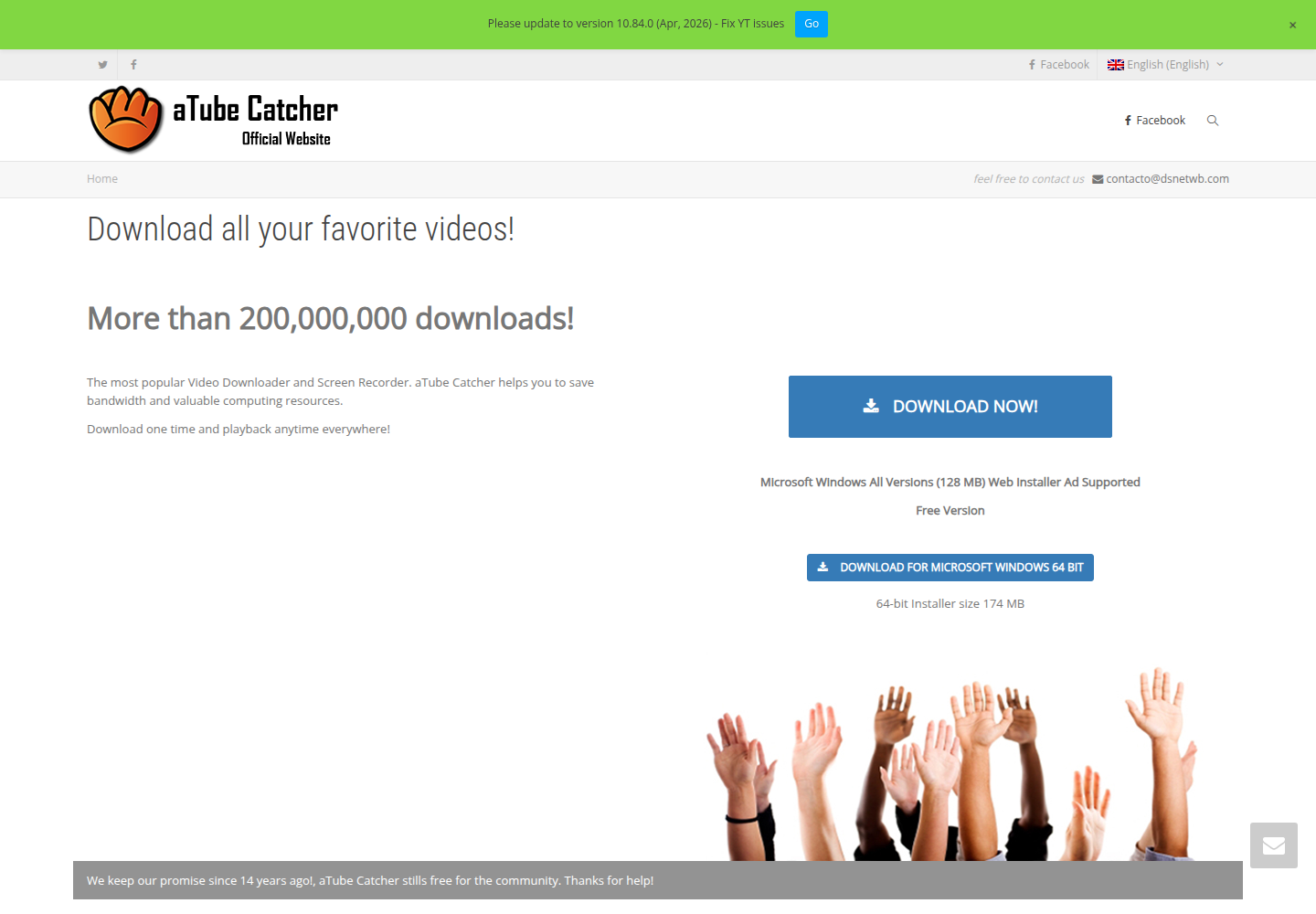 aTube Catcher homepage