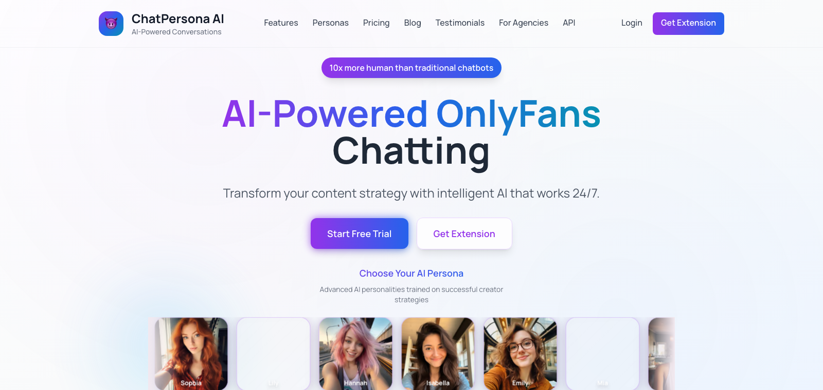 ChatPersona home