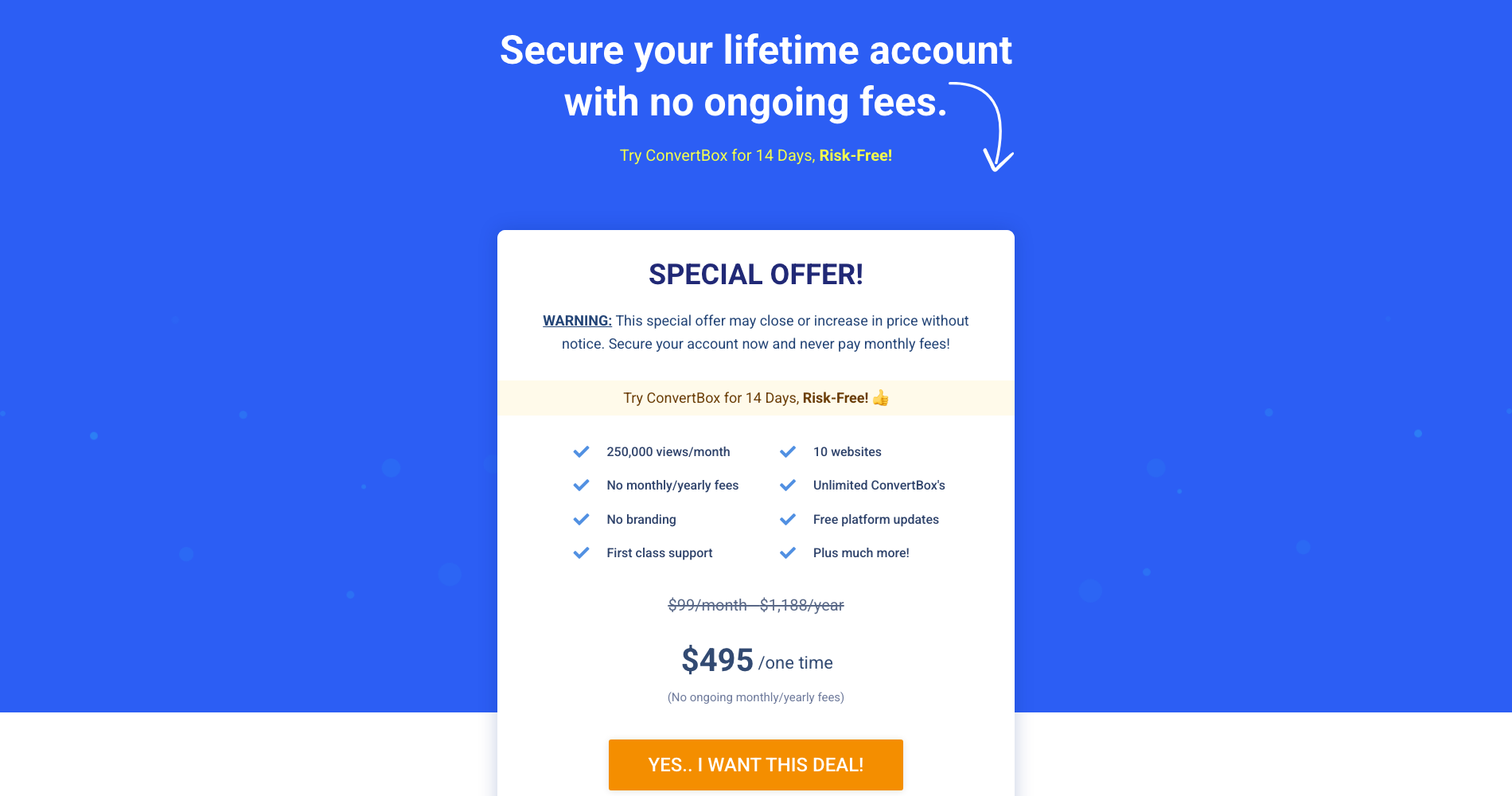 ConvertBox pricing