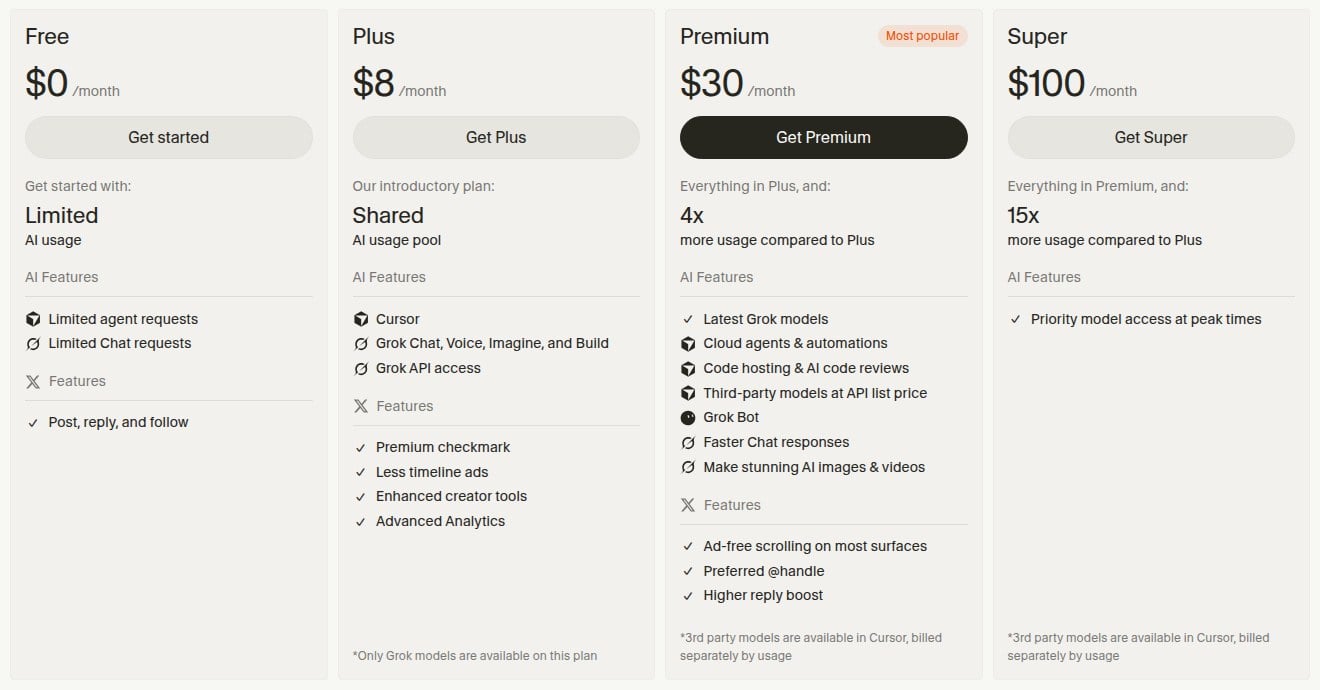 Cursor pricing