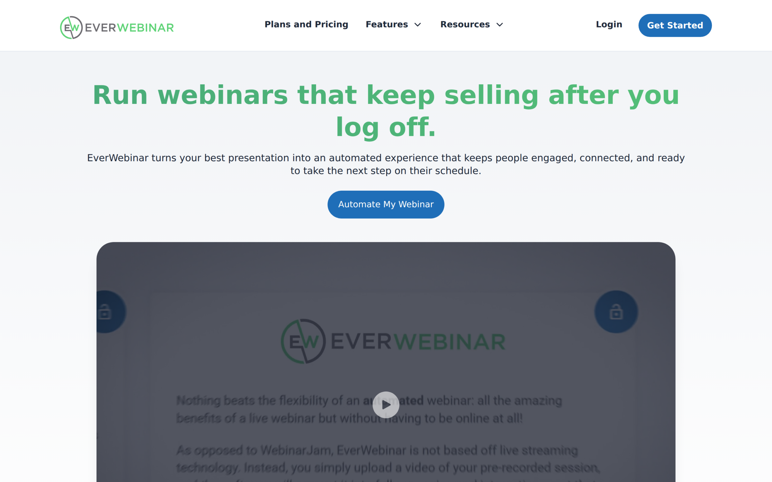EverWebinar home