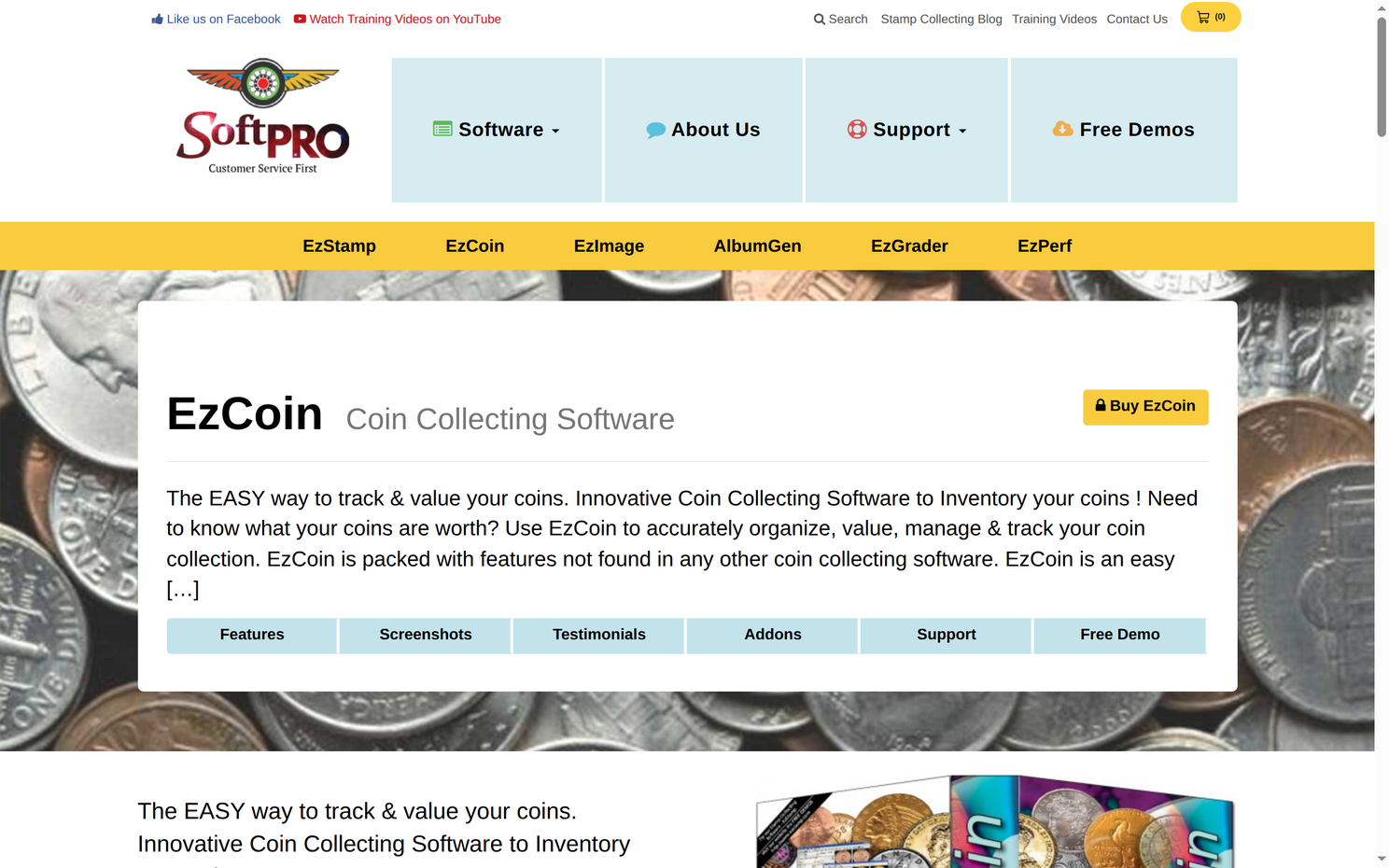 EzCoin home