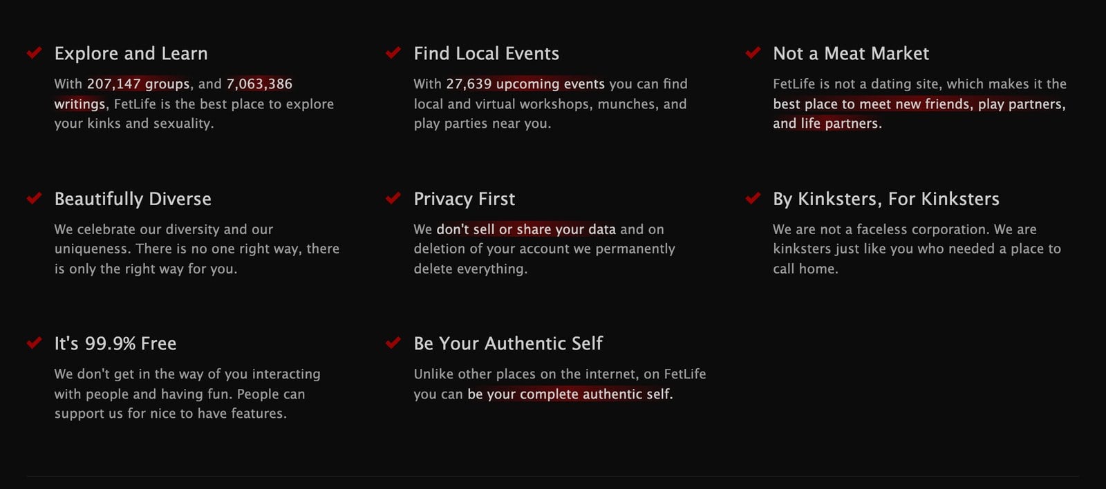 FetLife pricing