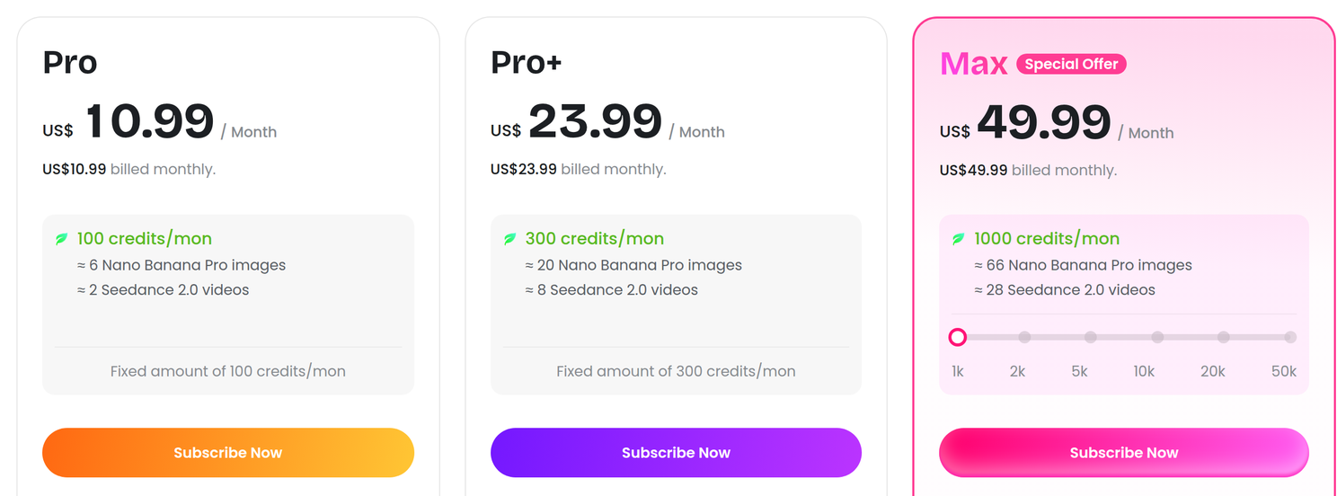 Fotor pricing