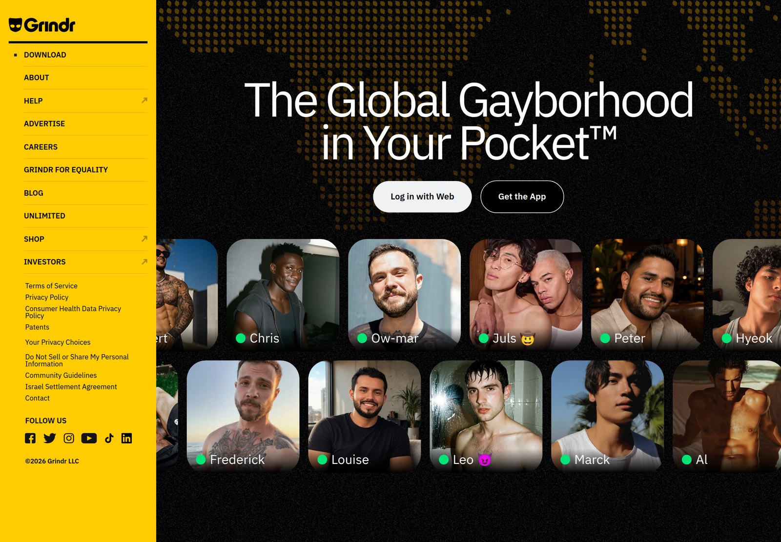Grindr home