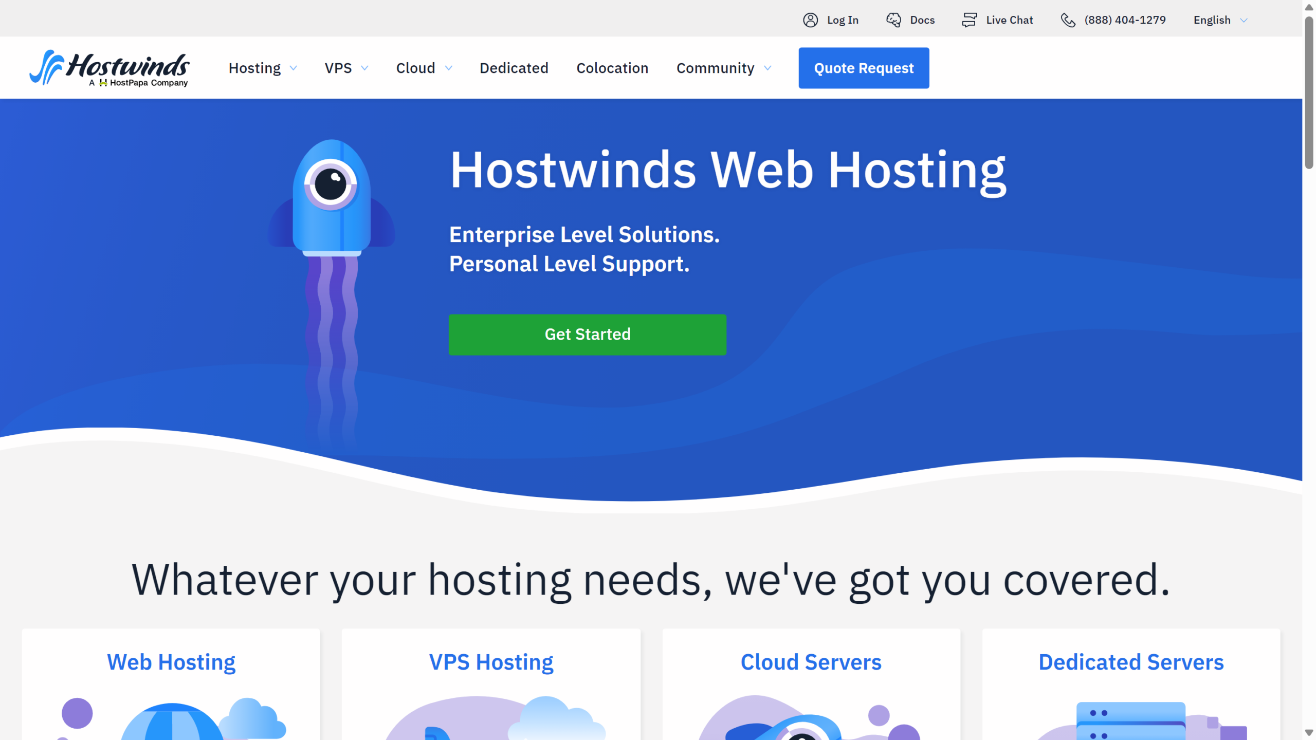 Hostwinds home