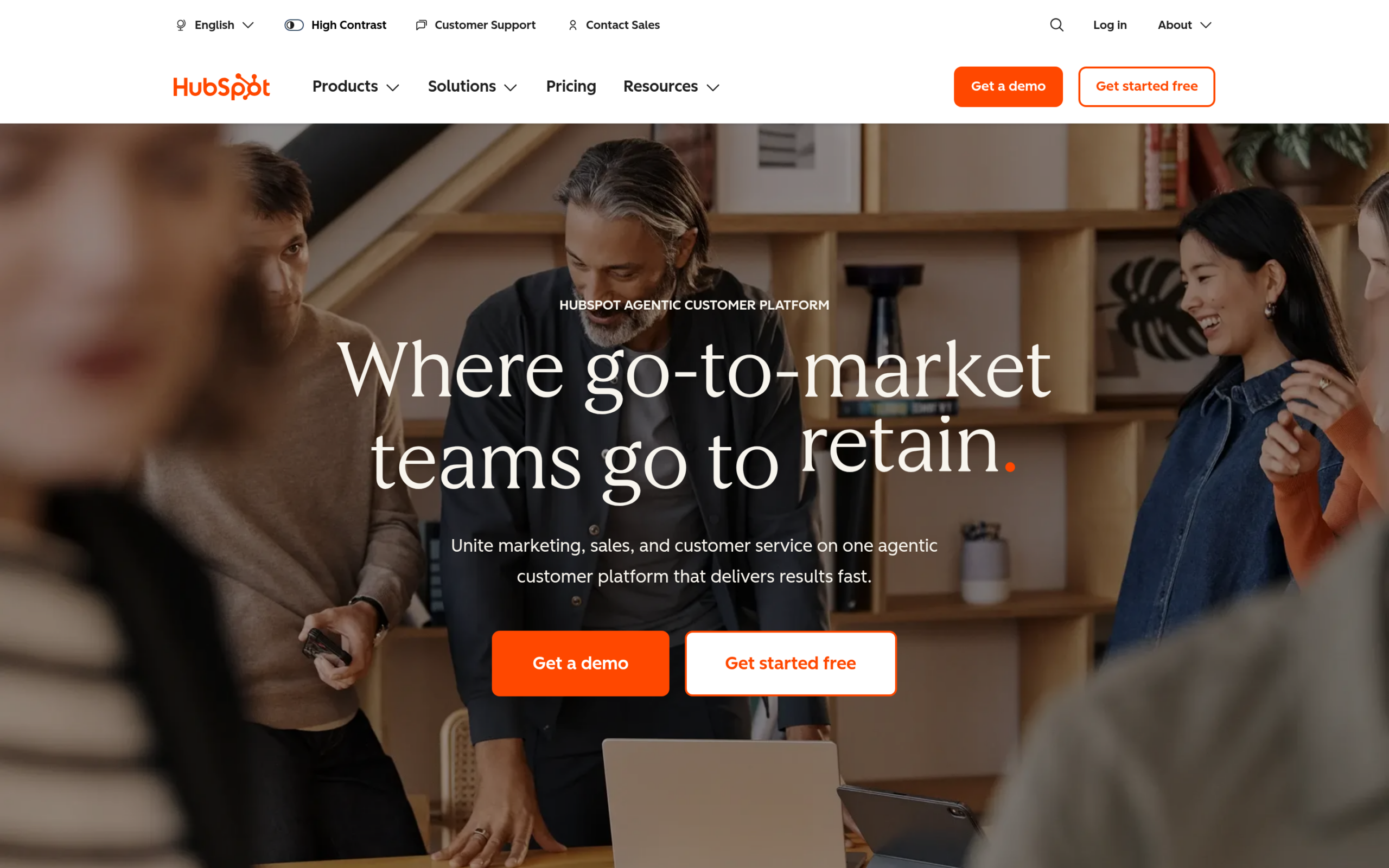HubSpot home HubSpot home