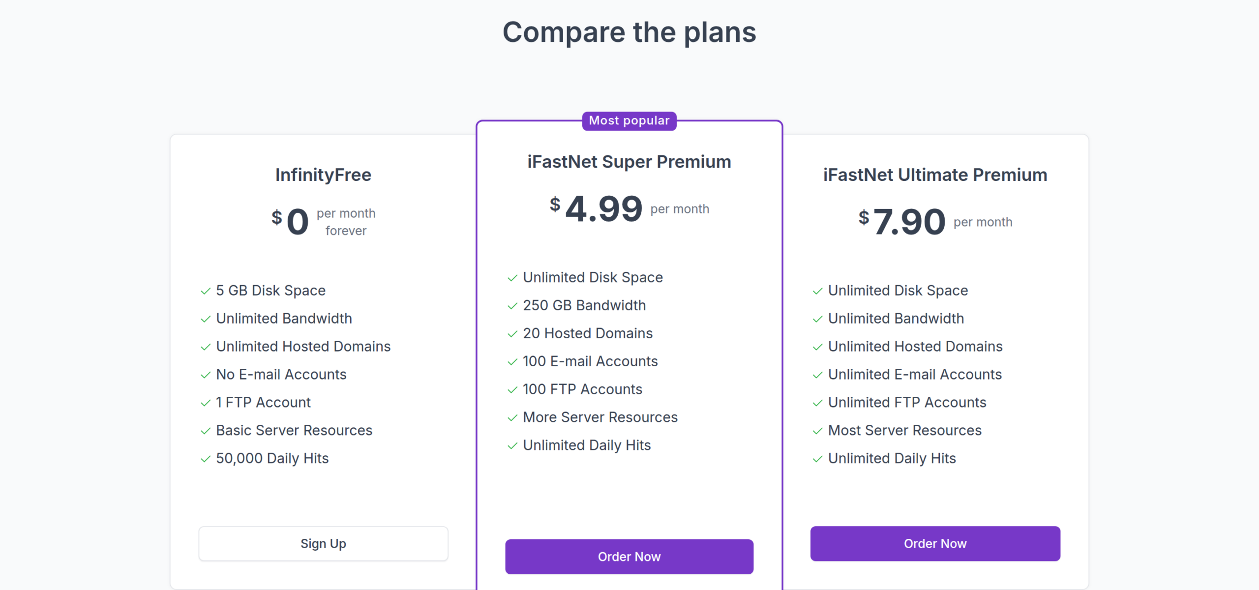 InfinityFree pricing InfinityFree pricing