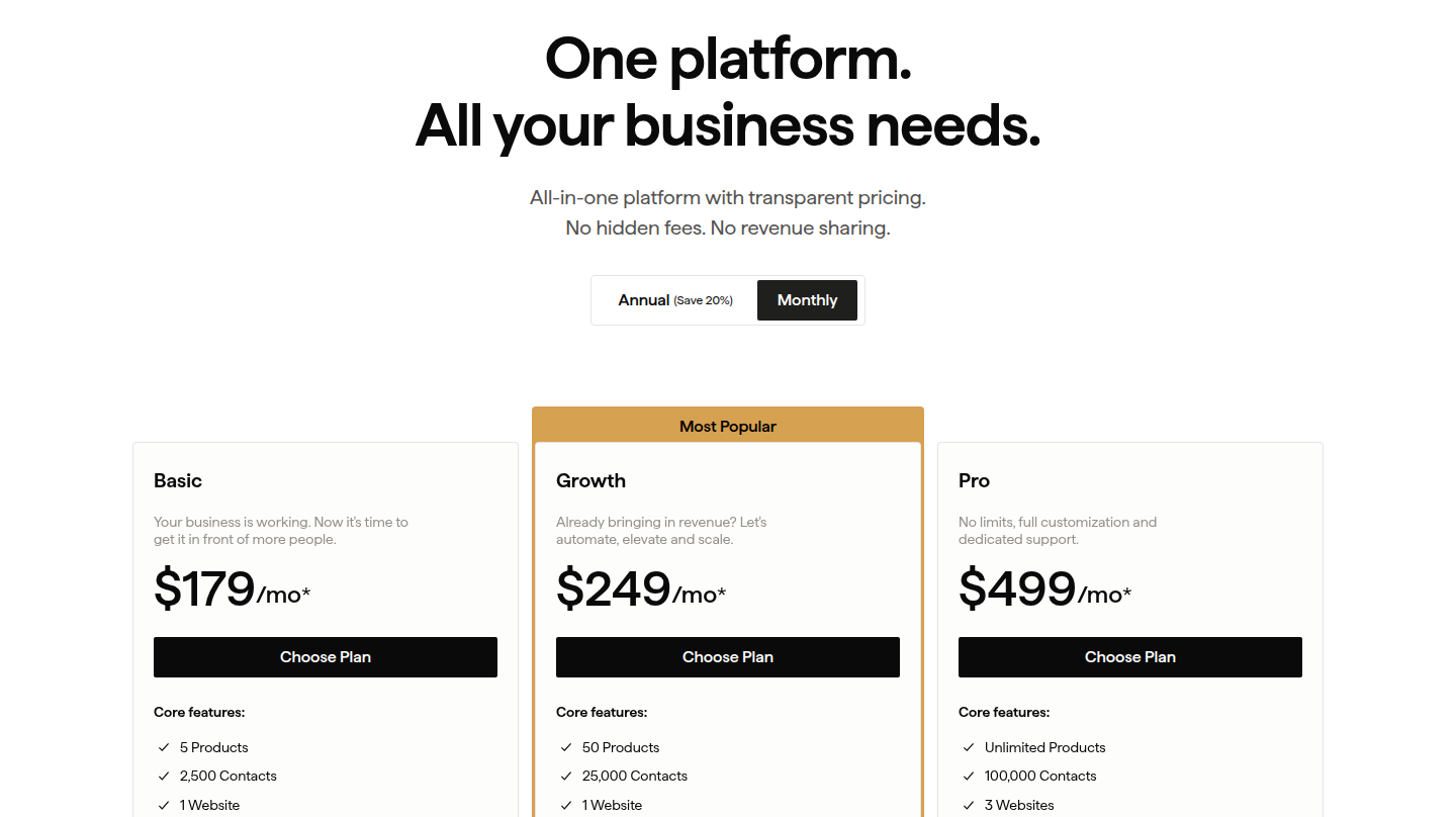 Kajabi pricing