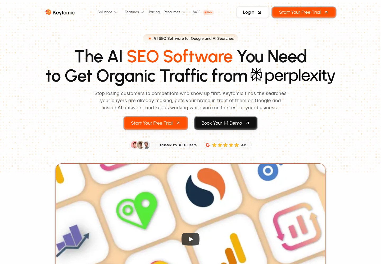 Keytomic homepage