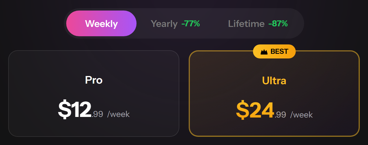 Kupid AI pricing