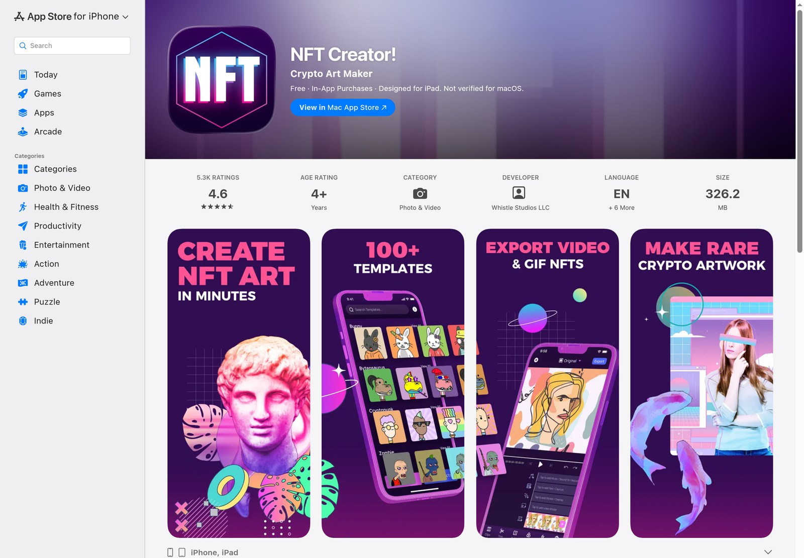 NFT Creator! home