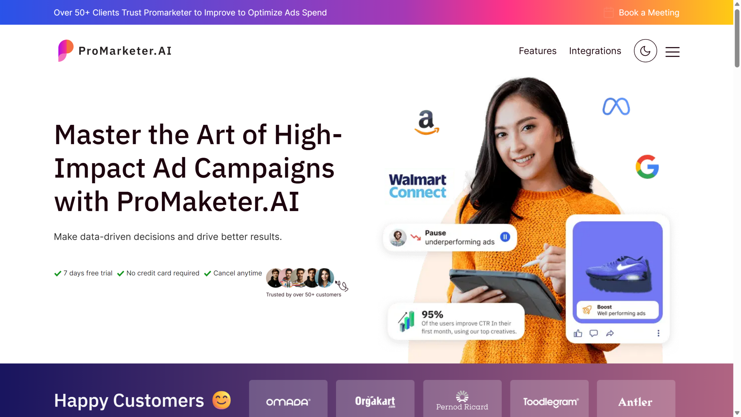 ProMarketer.AI home
