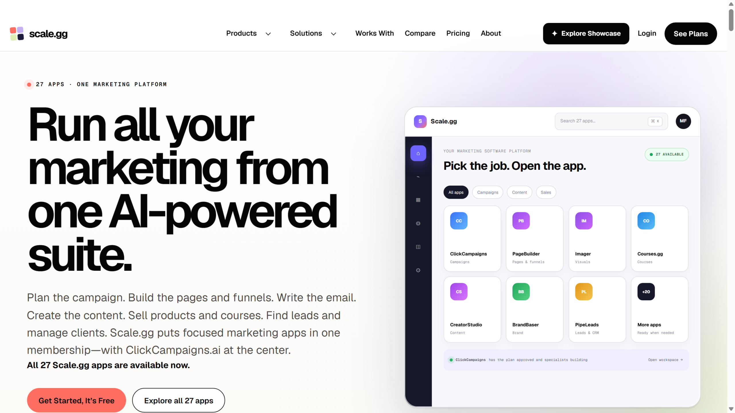 Scale.gg PageBuilder home Scale.gg PageBuilder home