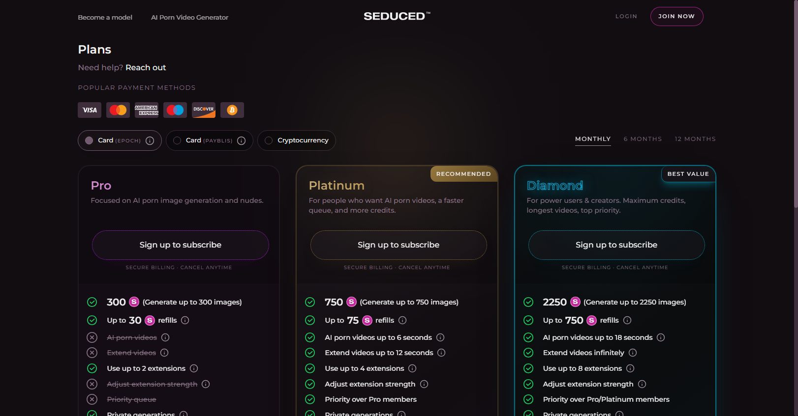 Seduced pricing