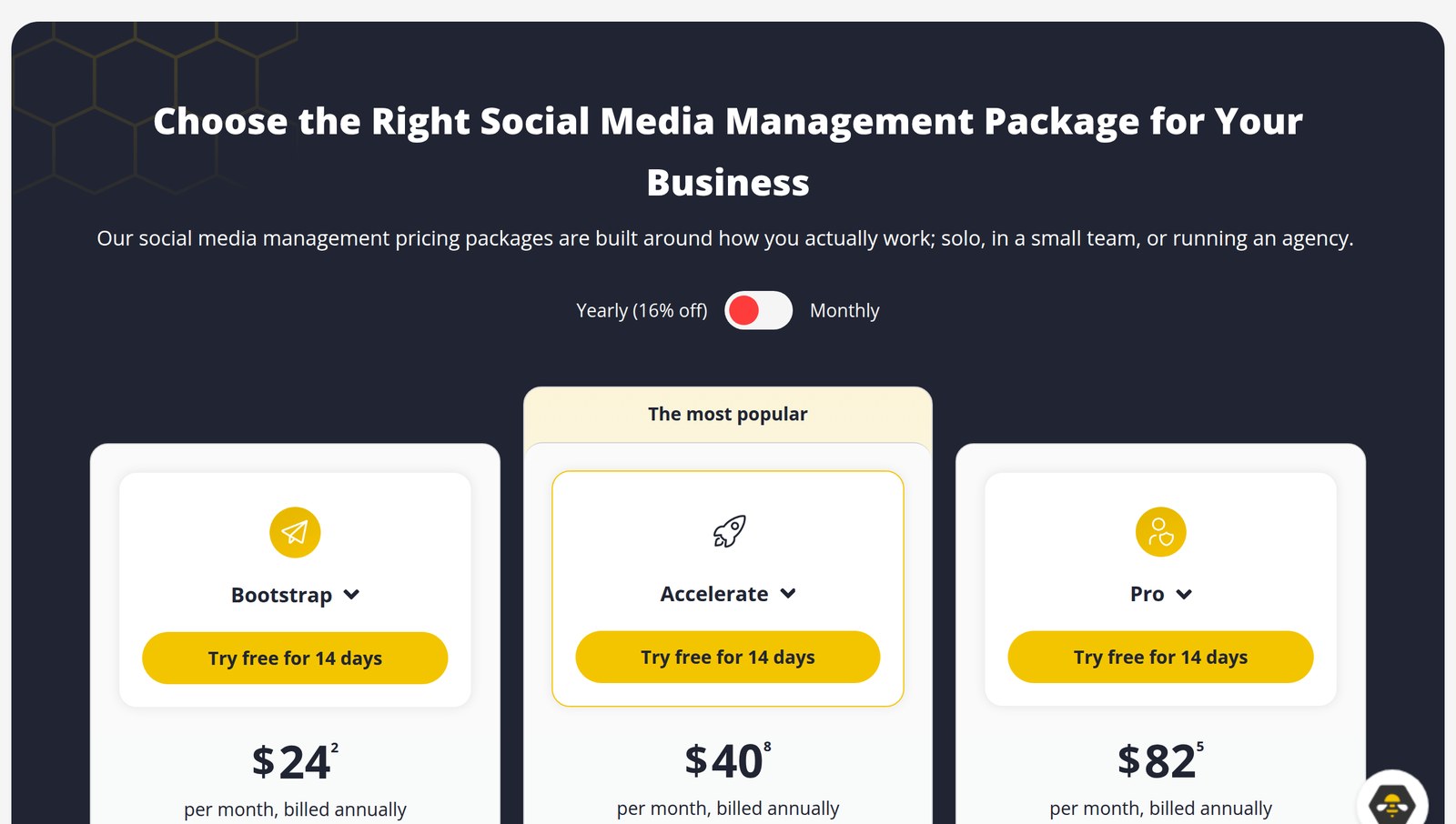 SocialBee pricing