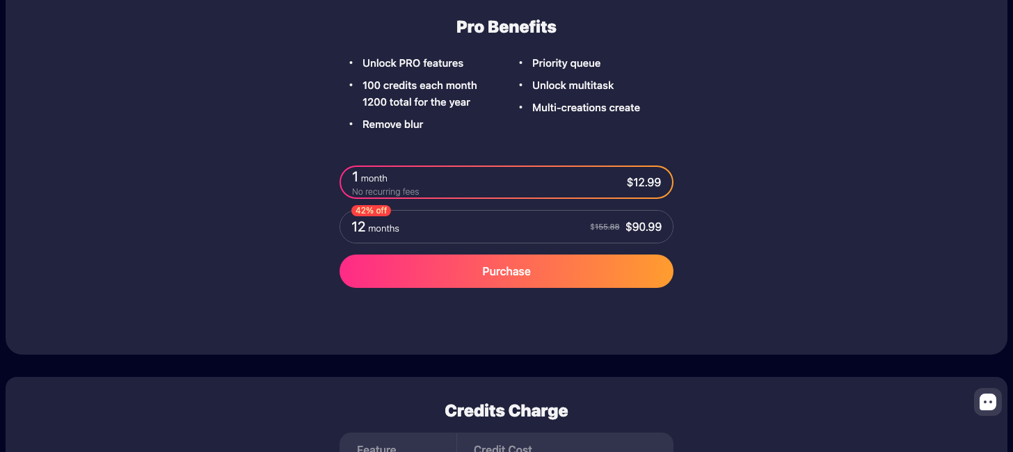 SoulGen pricing