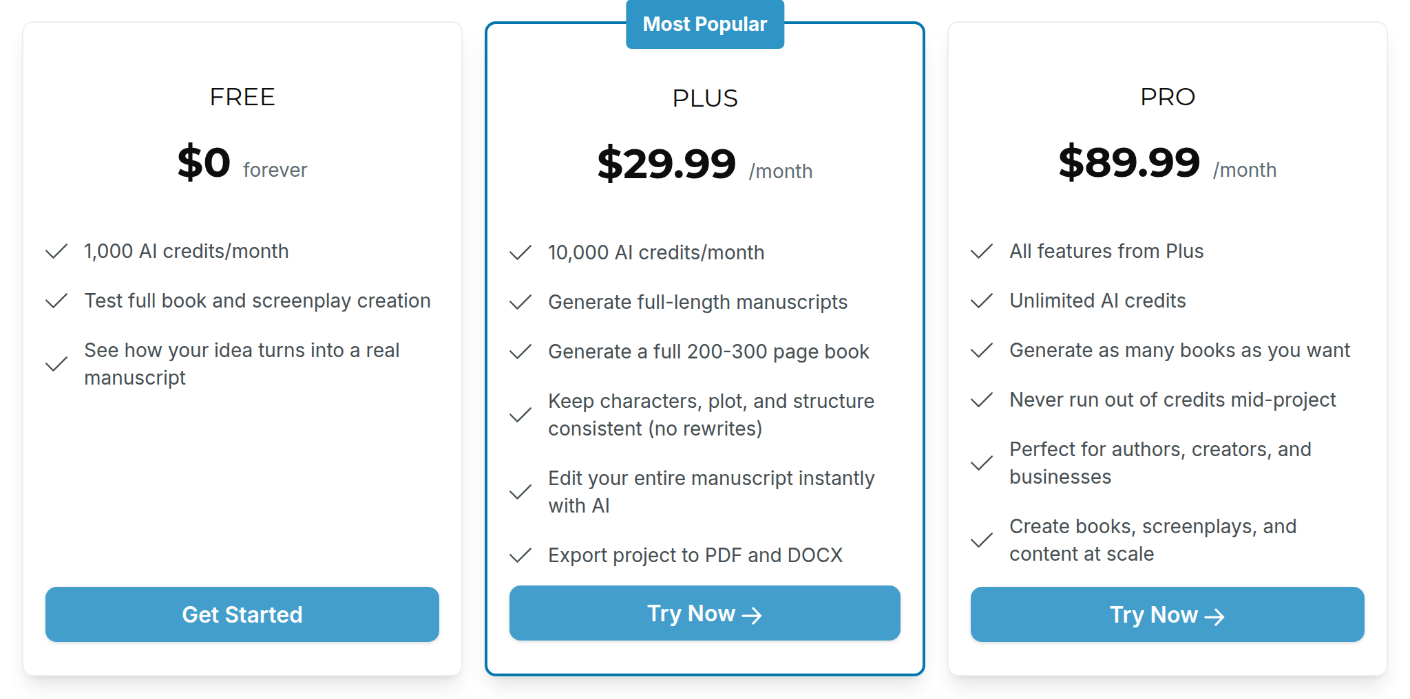 Squibler pricing