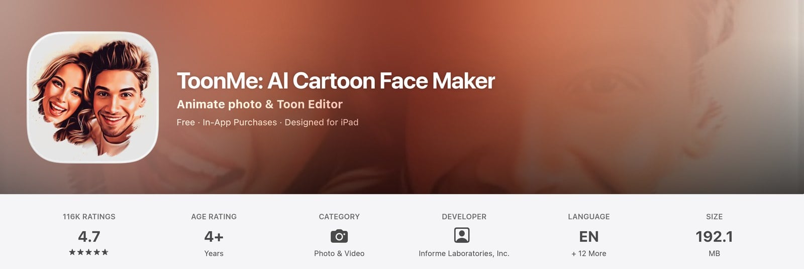 ToonMe pricing