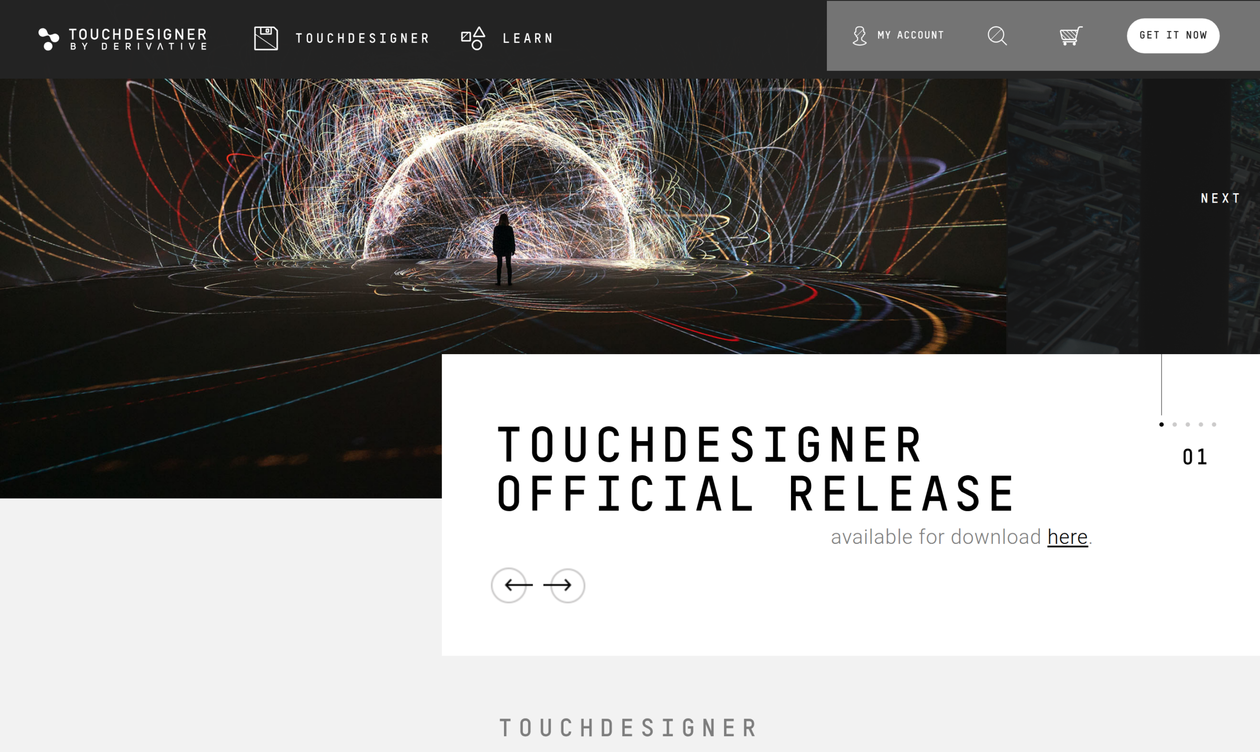 TouchDesigner home