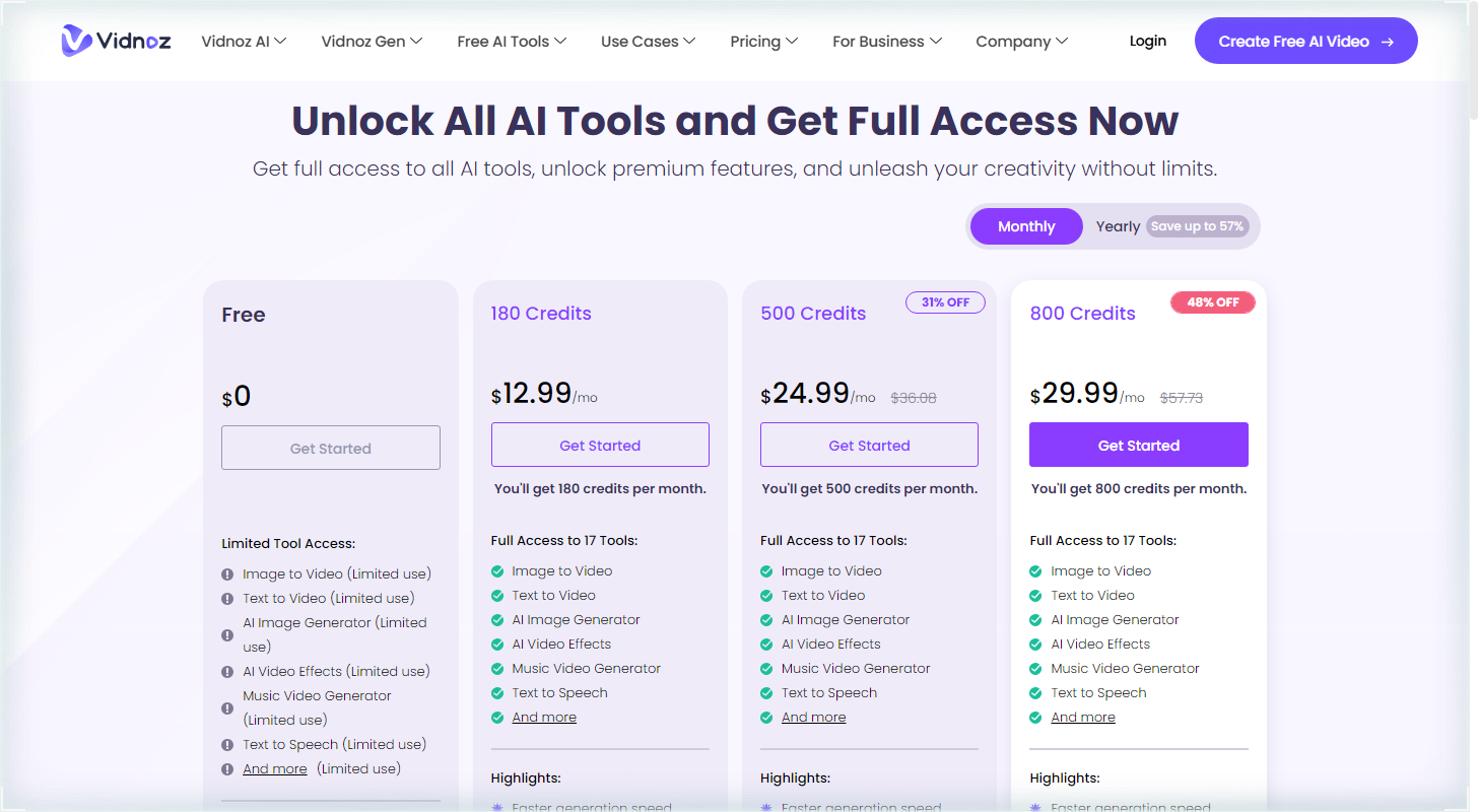 Vidnoz pricing Vidnoz pricing