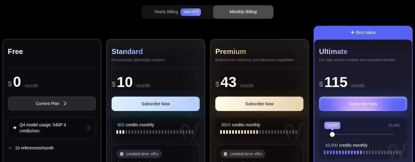 vidu-pricing-2026-10 Vidu pricing
