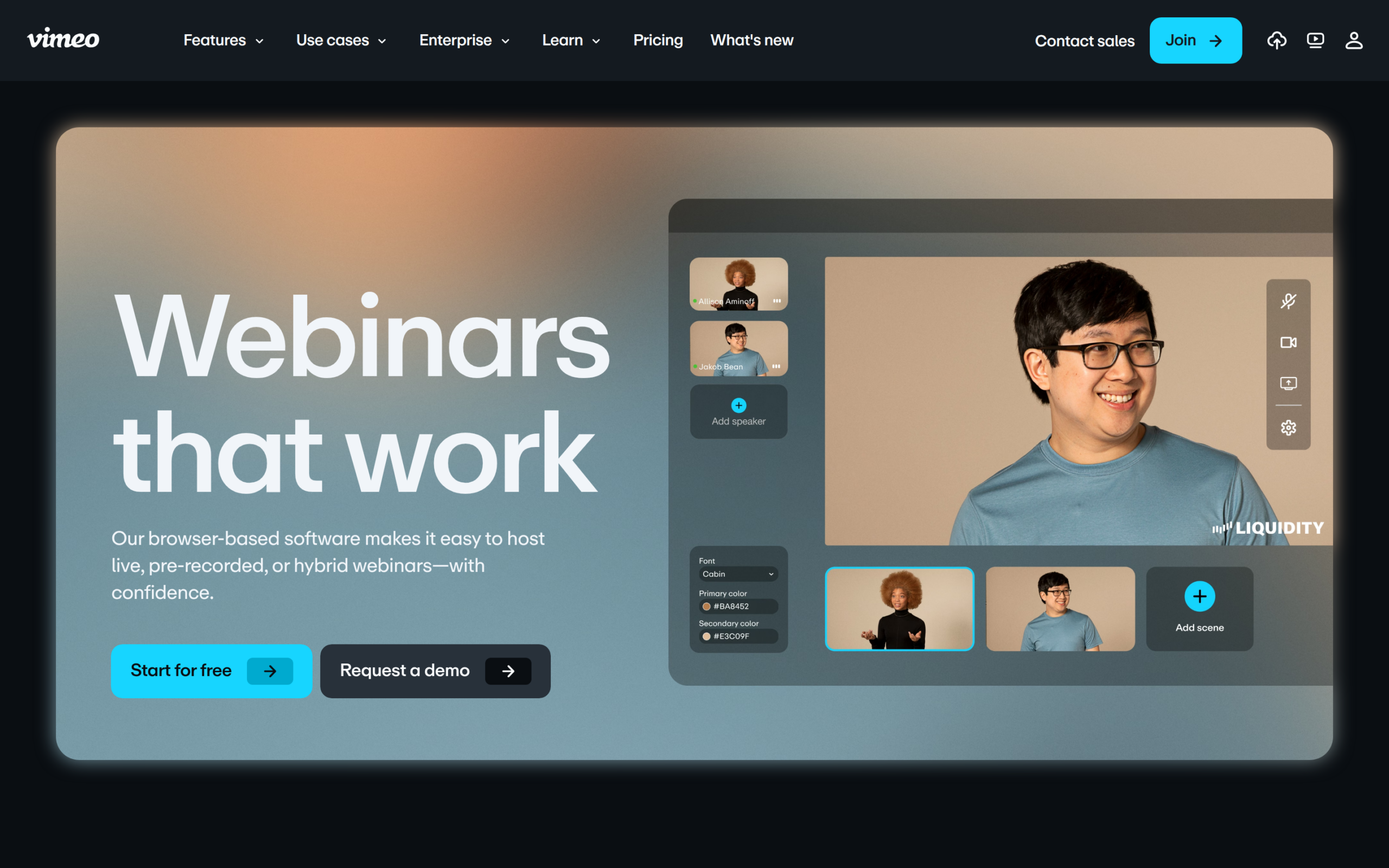 Vimeo home