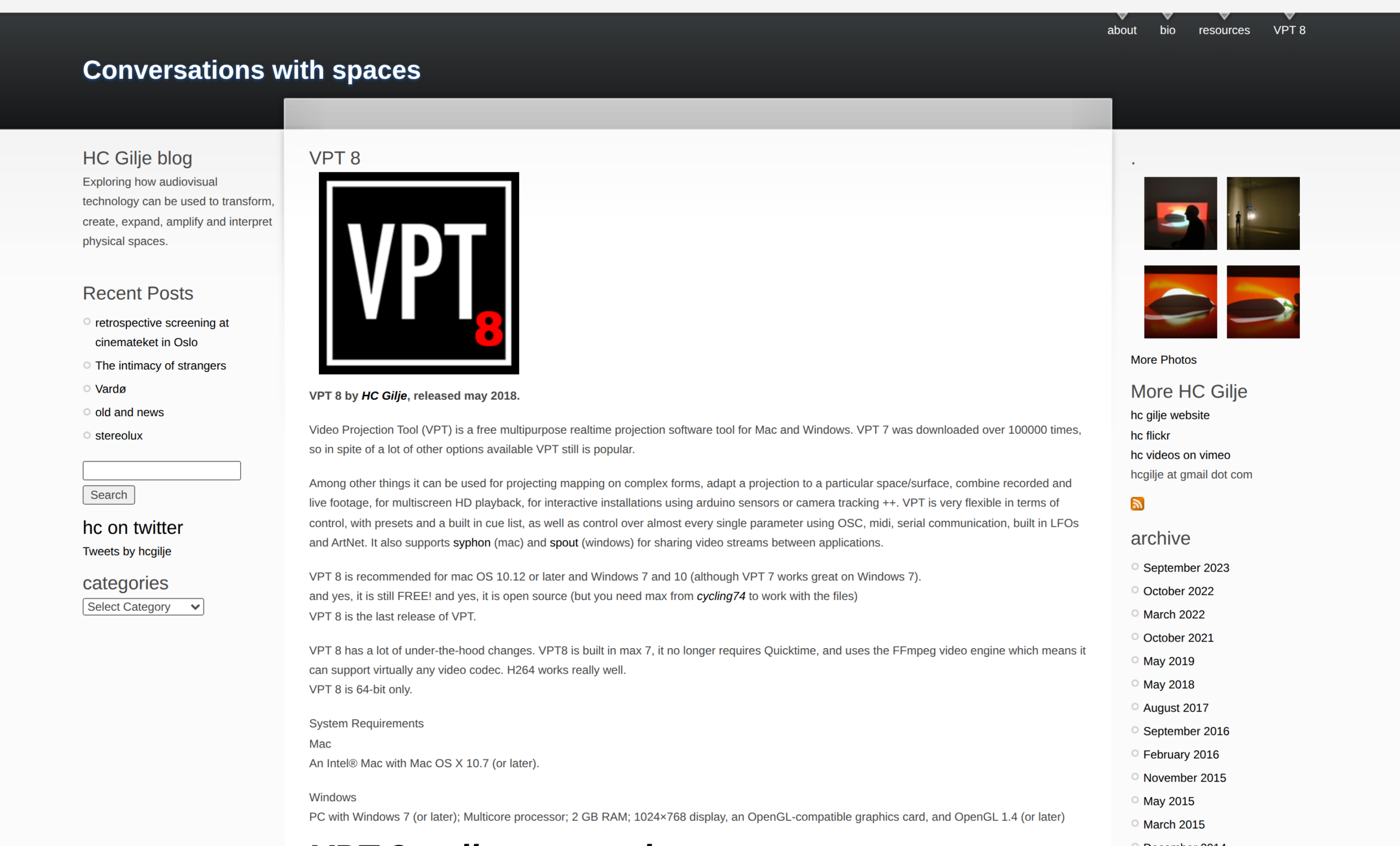 VPT home