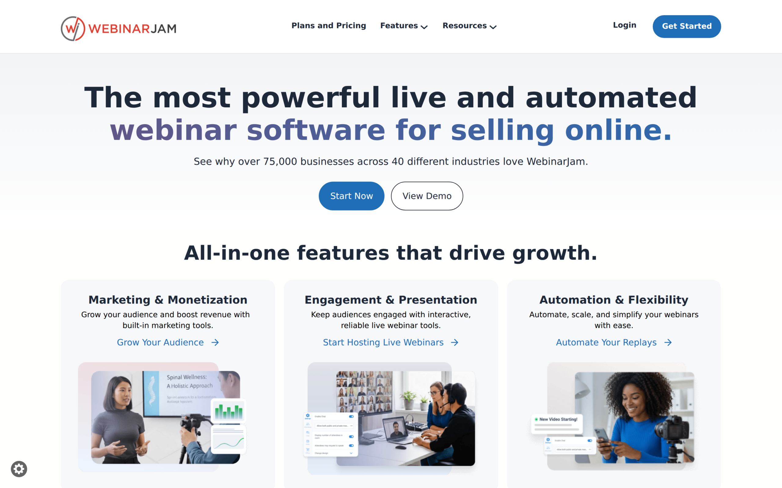 WebinarJam home