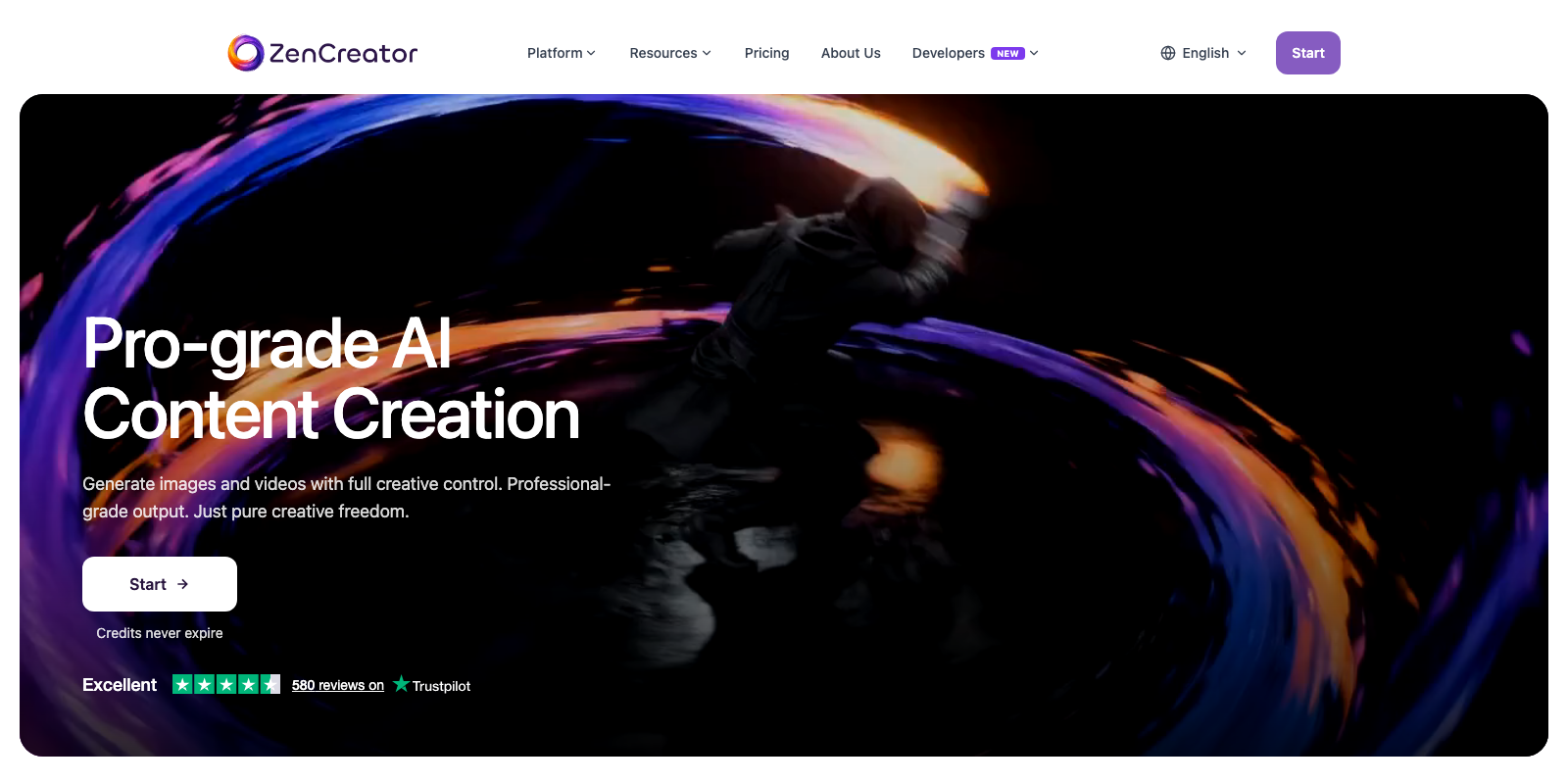 ZenCreator home